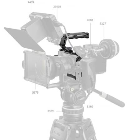 SmallRig 5647 - zestaw, klatka, uchwyt górny i zacisk kabli HDMI i USB-C, do Nikon ZR - przykład użycia